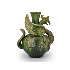 1458 A Green-glazed Phoenix shape Ewer